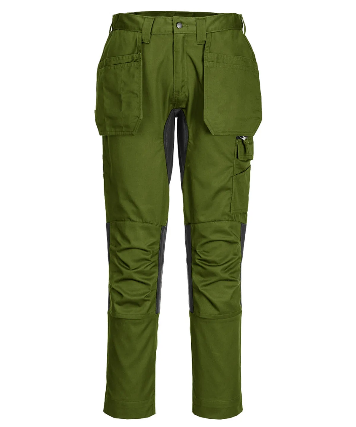 Olive Green - WX2 stretch holster trousers (CD883) slim fit