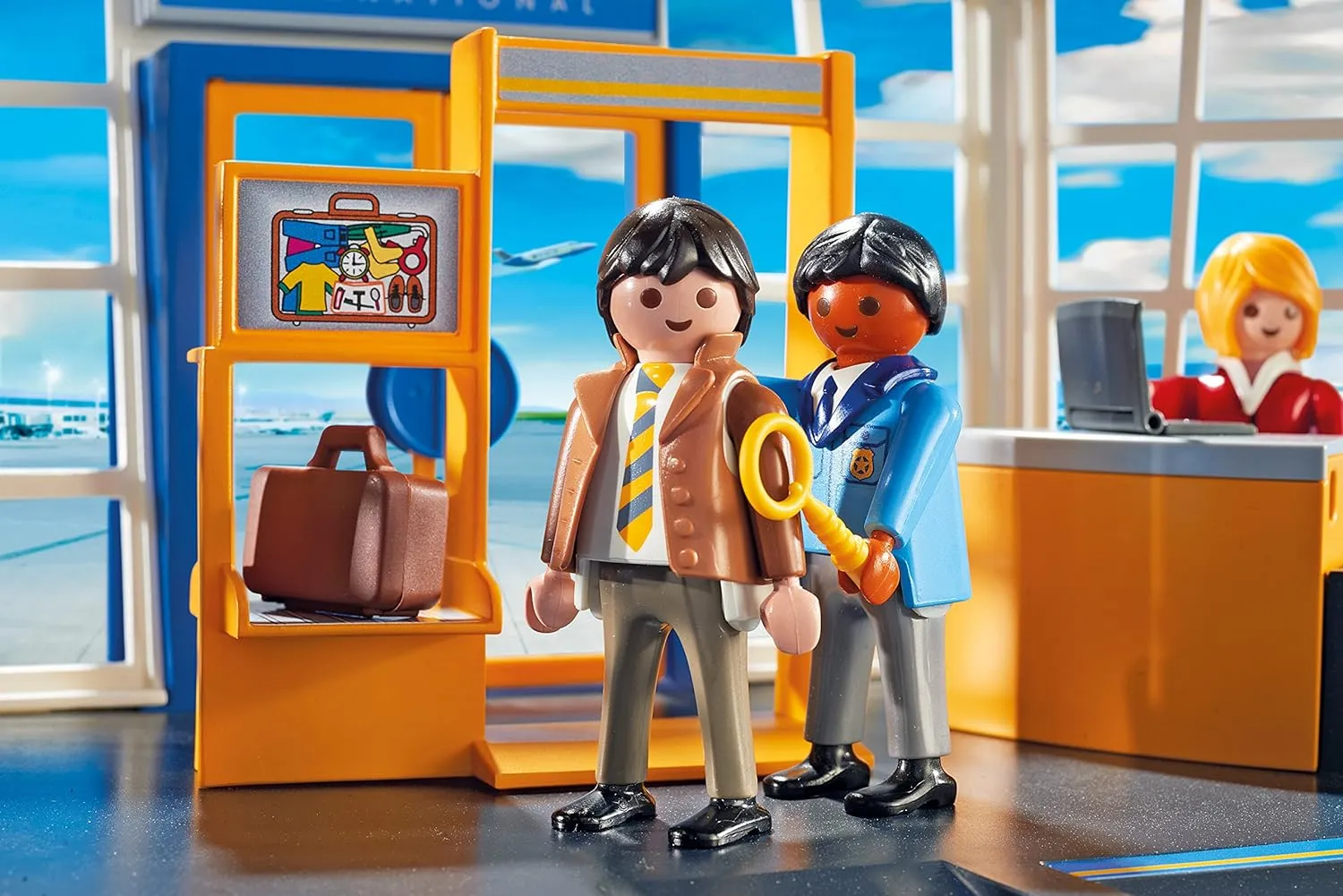 Playmobil City Action - Airport with Control Tower Building Set