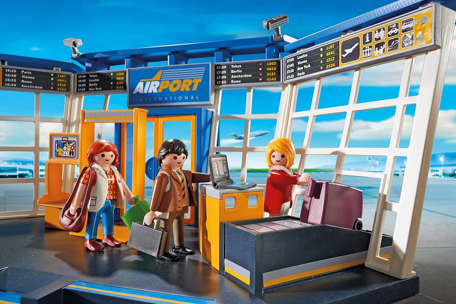 Playmobil City Action - Airport with Control Tower Building Set