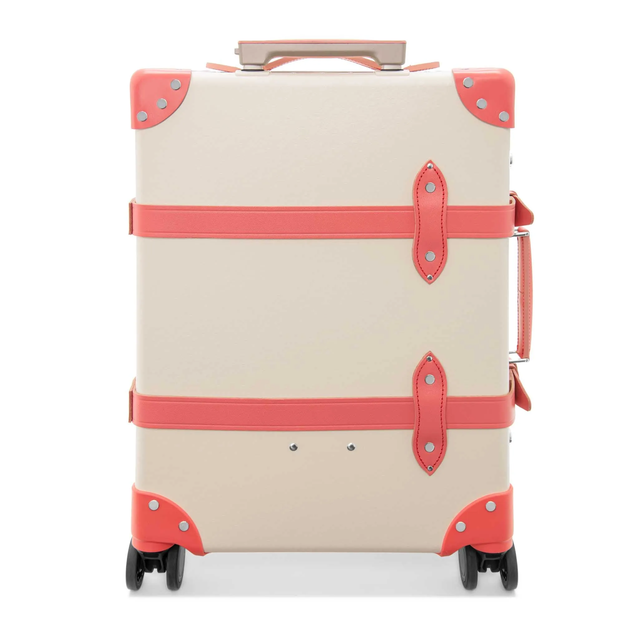 Pop Colour · Carry-On - 4 Wheels | Ivory/Flamingo/Chrome