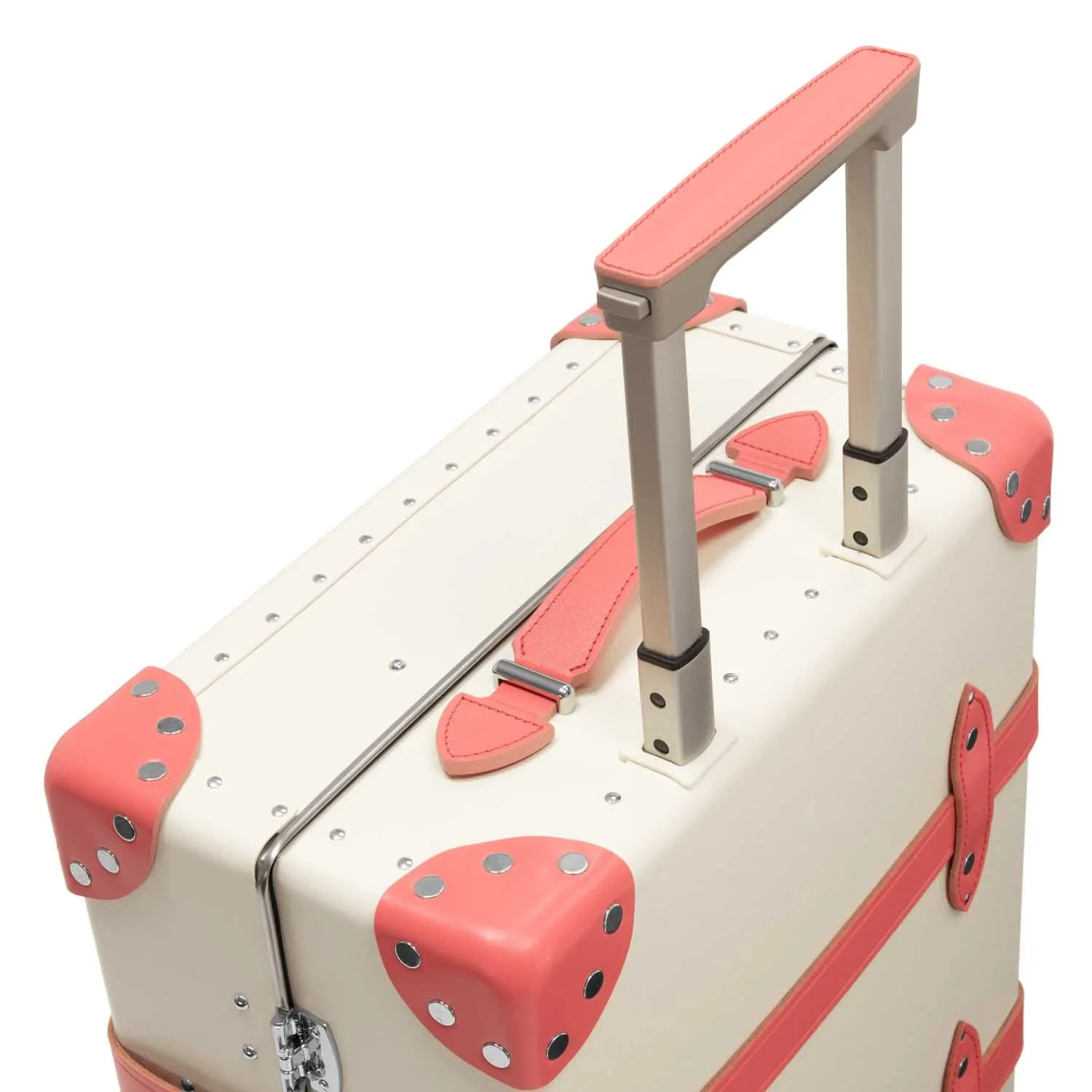 Pop Colour · Carry-On - 4 Wheels | Ivory/Flamingo/Chrome