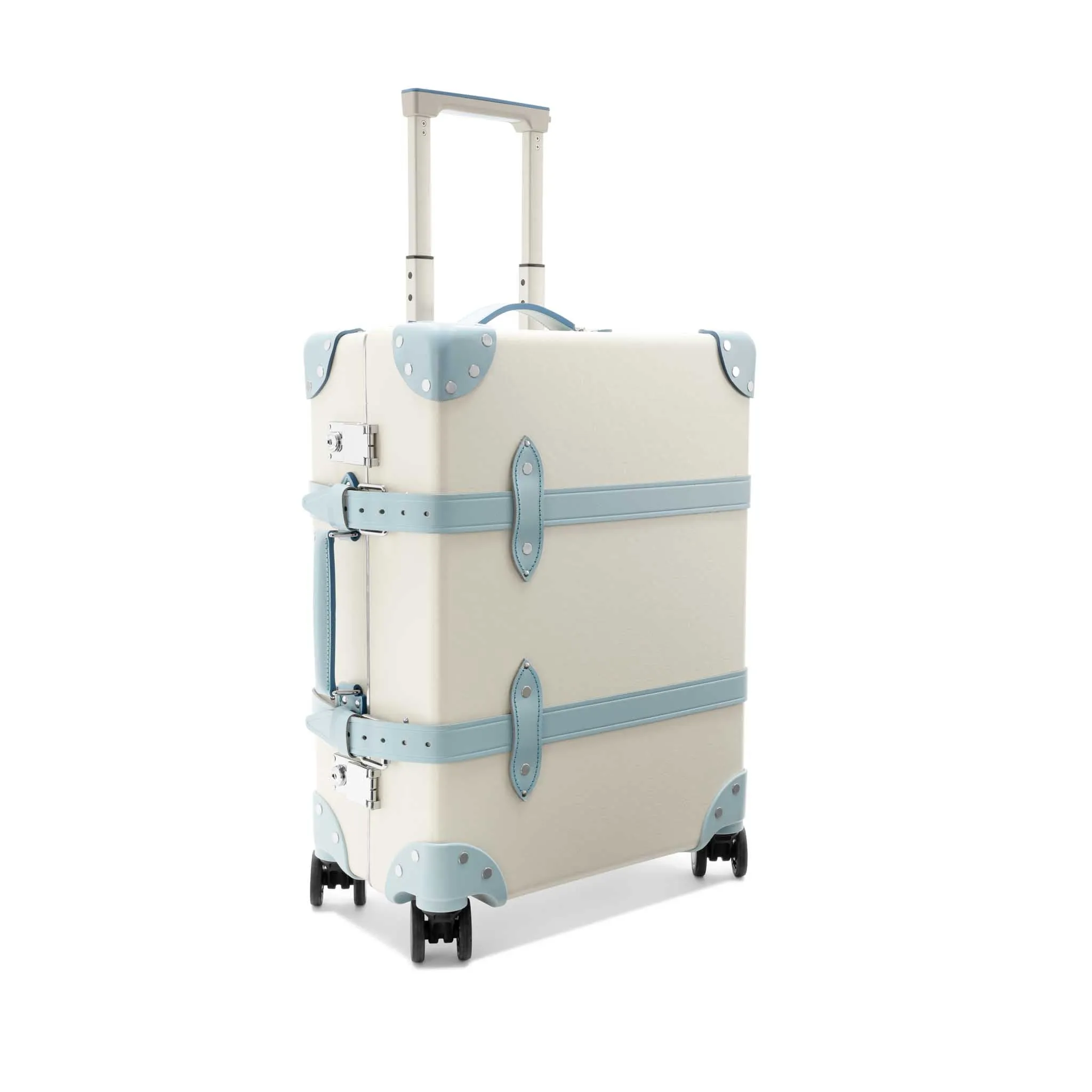 Pop Colour · Carry-On - 4 Wheels | Ivory/Pastel Blue/Chrome