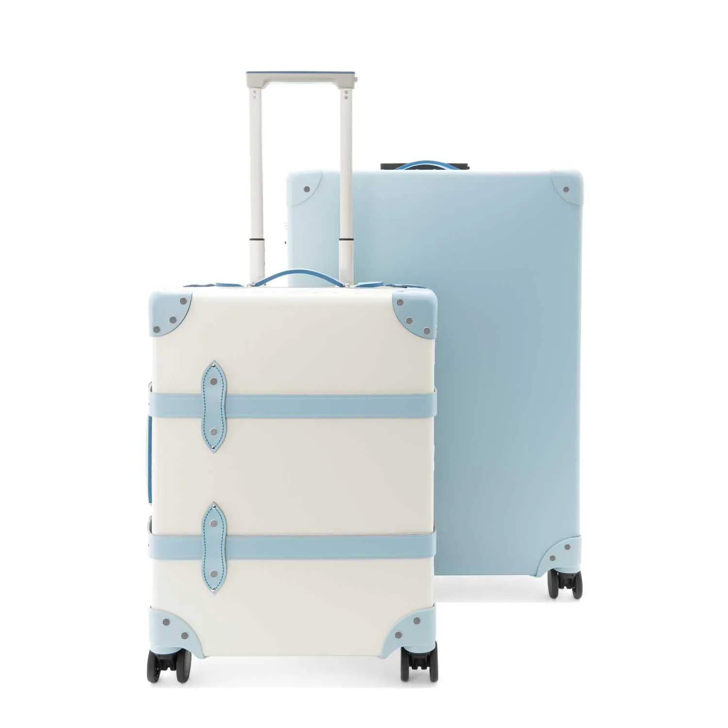 Pop Colour · Carry-On - 4 Wheels | Ivory/Pastel Blue/Chrome