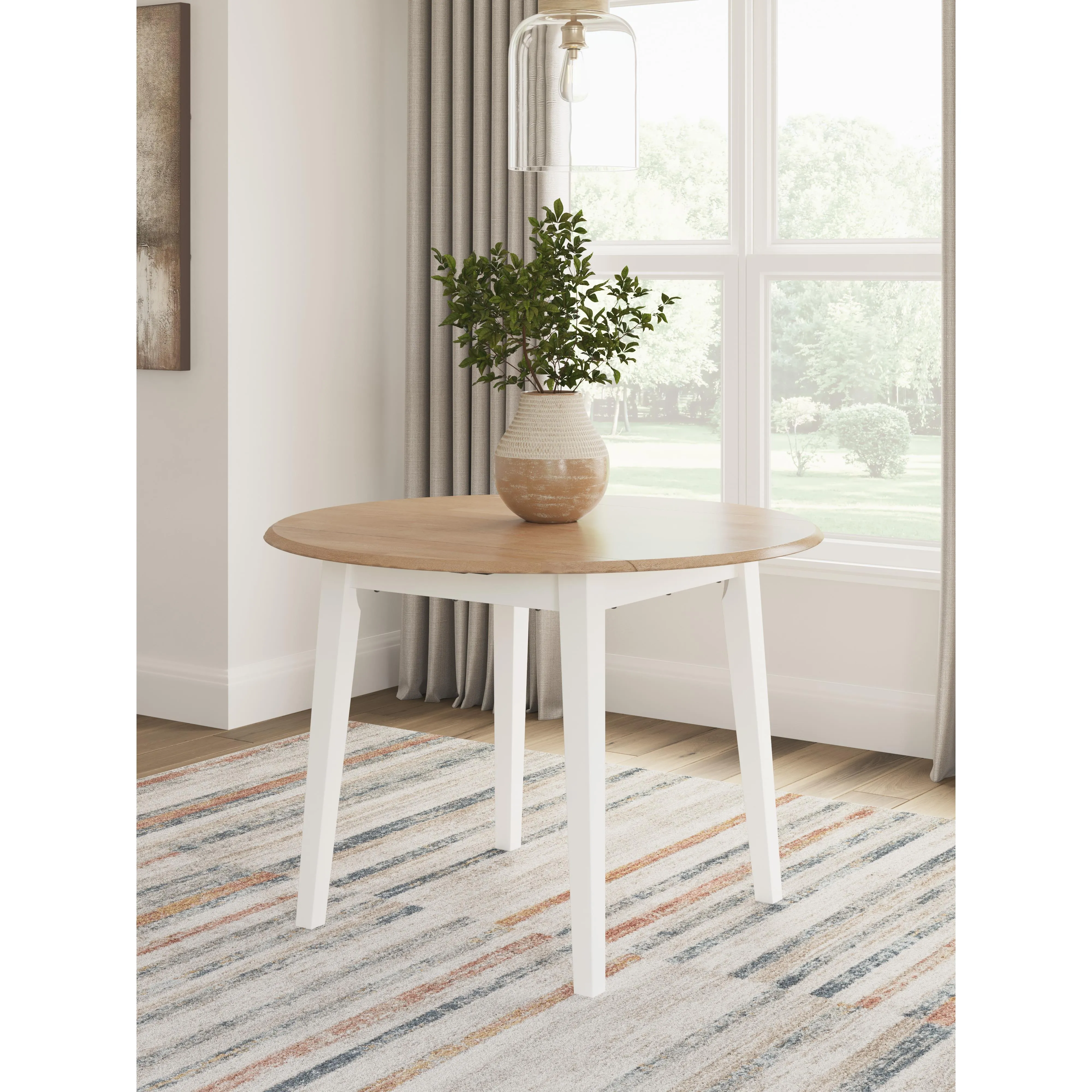 Signature Design by Ashley Round Gesthaven Dining Table D398-15