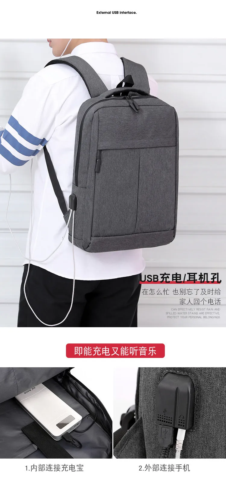 Sport Swagger Bag with Nylon Material Backpack