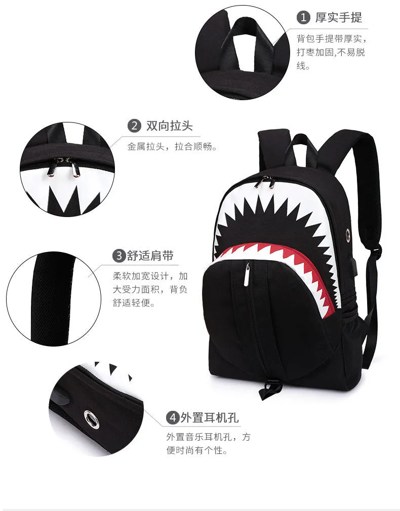 Student Travel Outdoor Sports Swagger Bag Polyamide and Nylon Backpack