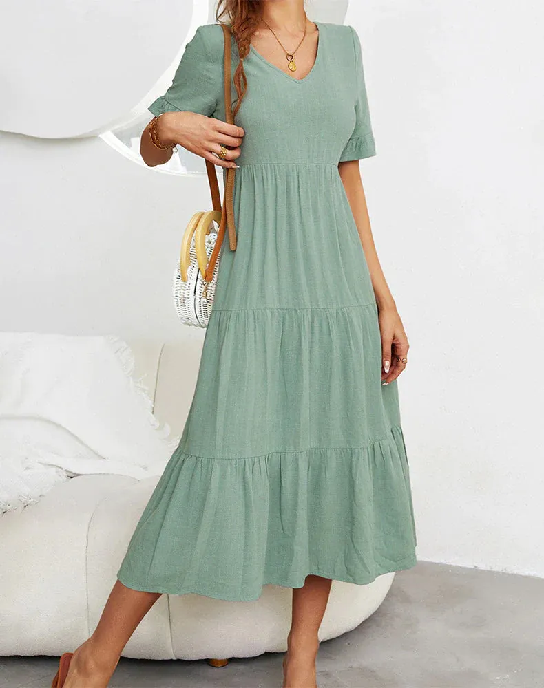 Tess - Cotton Blend Dress