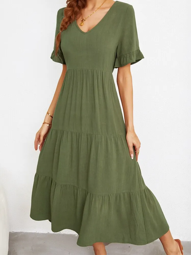 Tess - Cotton Blend Dress