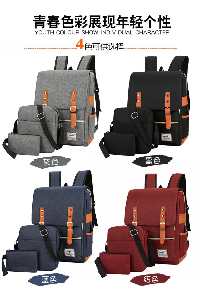 Three-piece suit Large Sport Swagger Bag with Nylon Material Backpack