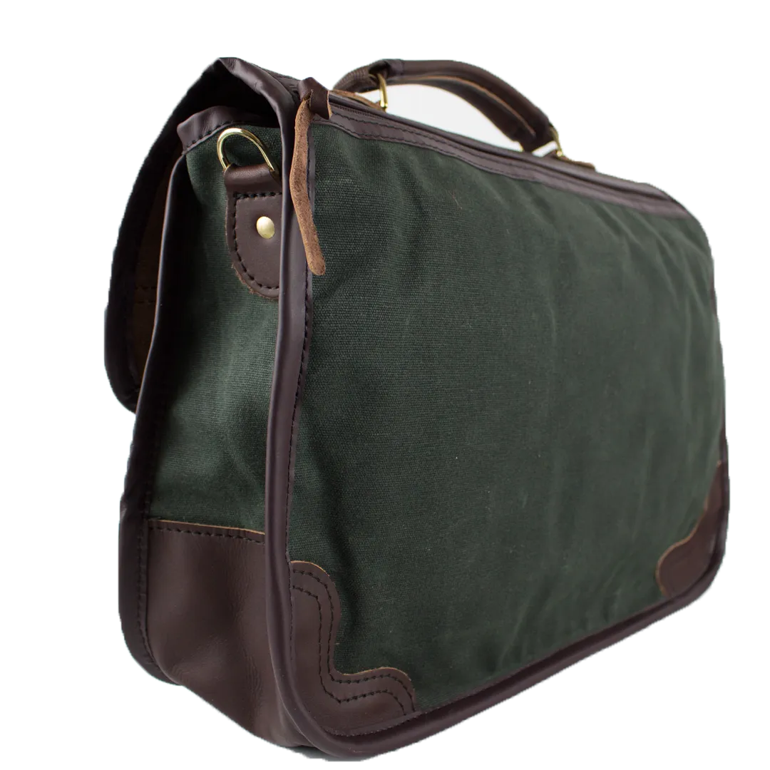 Waxed Sportsman's Portfolio Olive