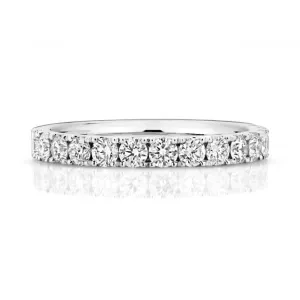 Wedding Band 18ct Diamond Half Eternity Ring WQ269W/I