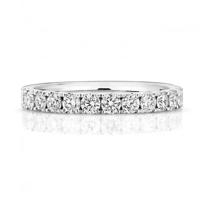 Wedding Band 18ct Diamond Half Eternity Ring WQ269W/I