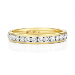 Wedding Band 18ct Gold Diamond Eternity Ring WQ236/I