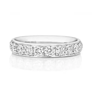 Wedding Band 18ct White Gold Diamond Eternity Ring WQ258W/I