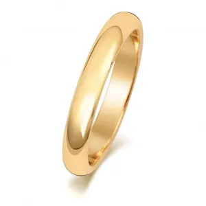 Wedding Band 18K D Shape 3mm-1.4 Wedding  Ring WQ103M/I