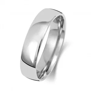 Wedding Band 18K Slight Court 5mm-1.2 Wedding  Ring WQ115WL