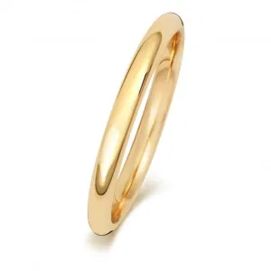 Wedding Band 18K Trad Court 2mm Wedding  Ring WQ161H